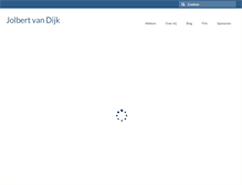 Tablet Screenshot of jolbertvandijk.nl
